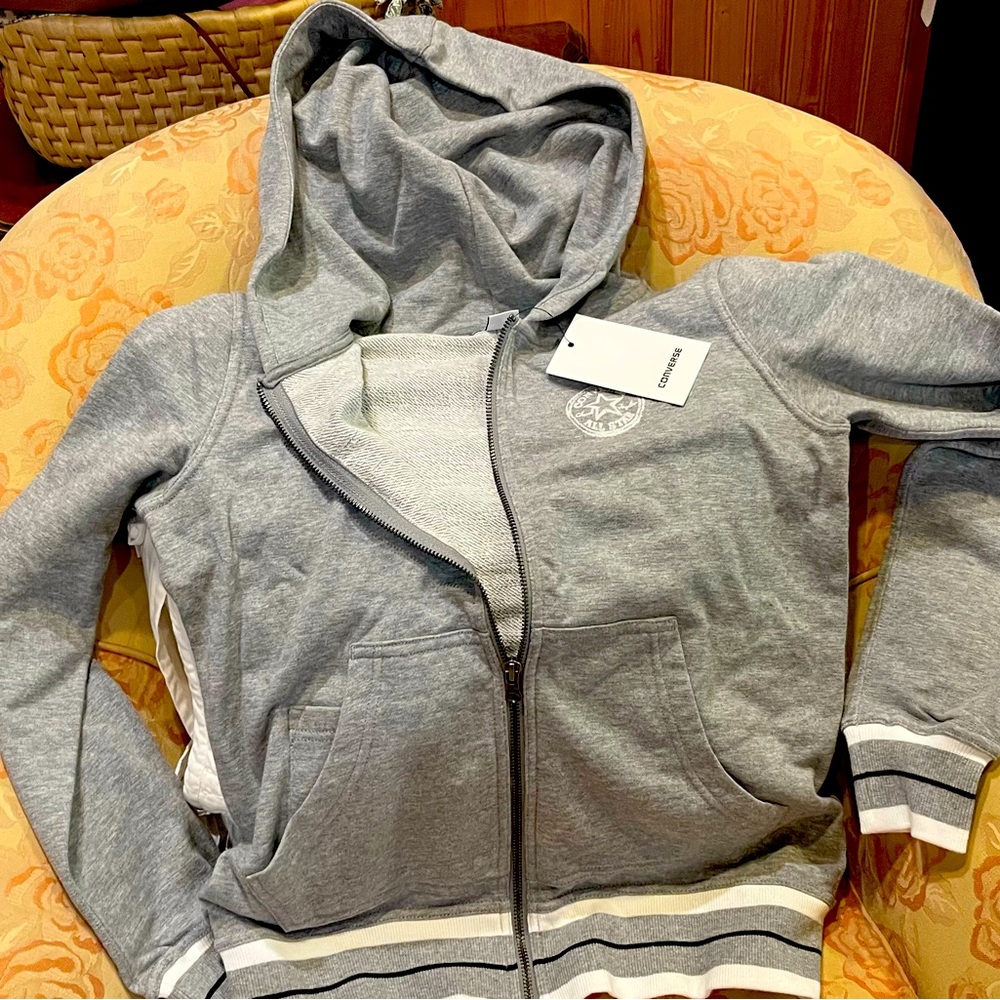 Converse sweatshirt jacket